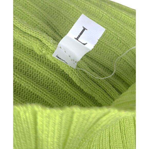 NEW Lime Green Ribbed Knit Top - Picture 5 of 5